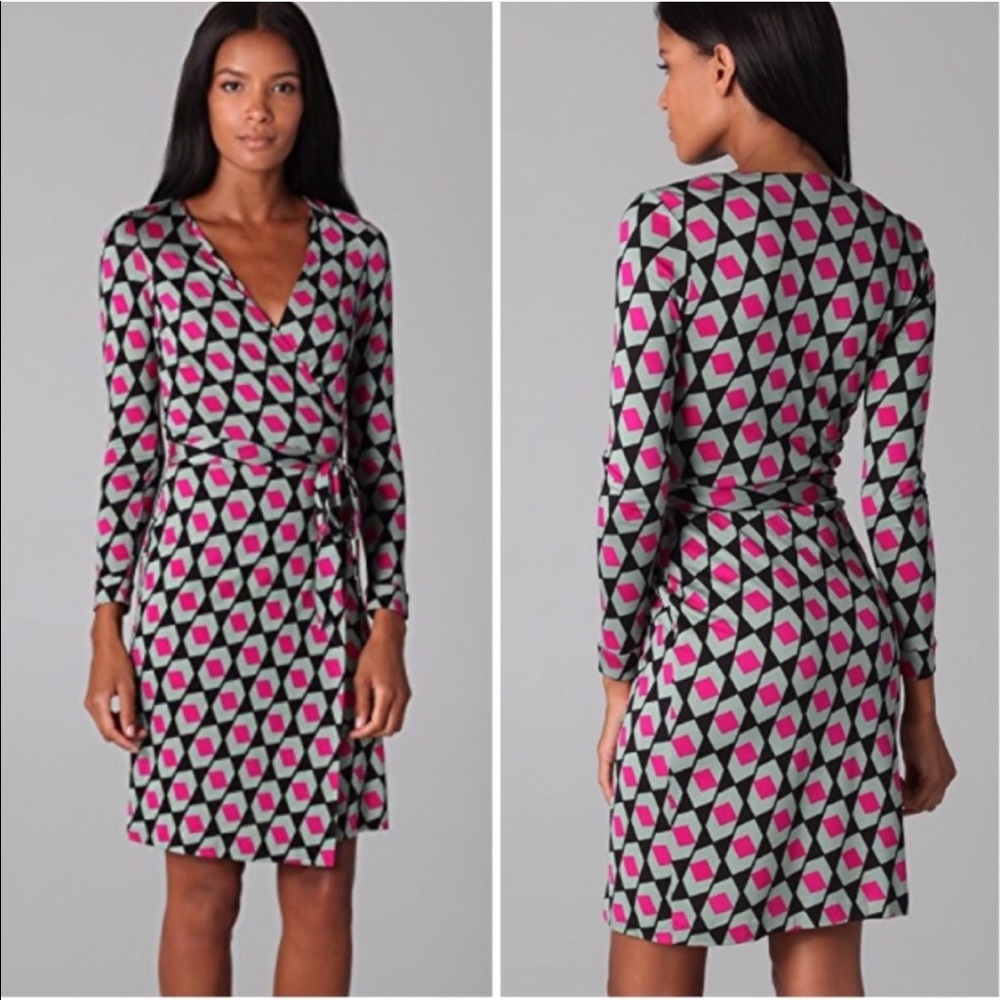 Diane Von Furstenberg wrap dress New Julian - LS